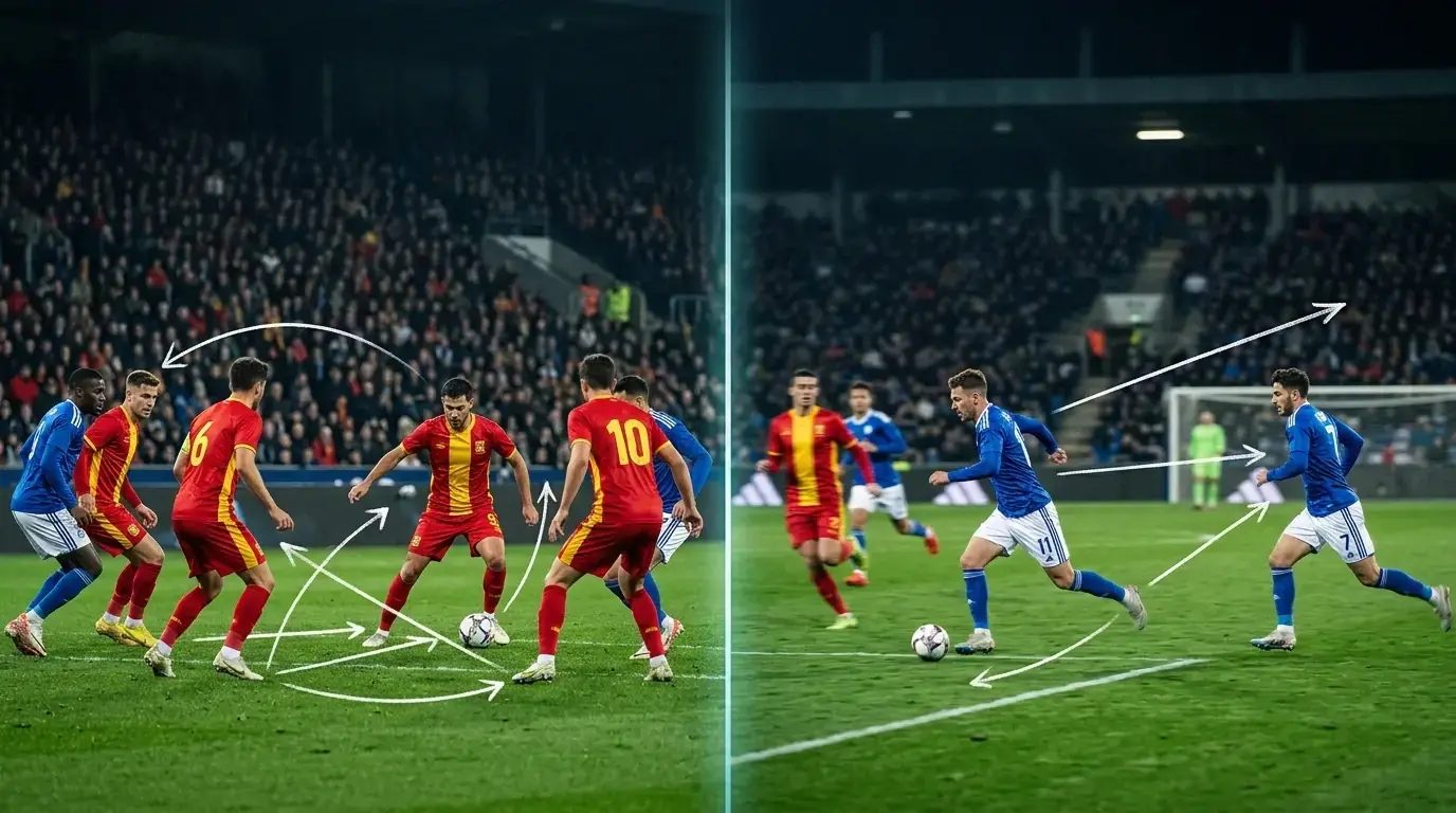 Spaniens obesegrade svit ställs mot Frankrikes offensiv i semifinalen