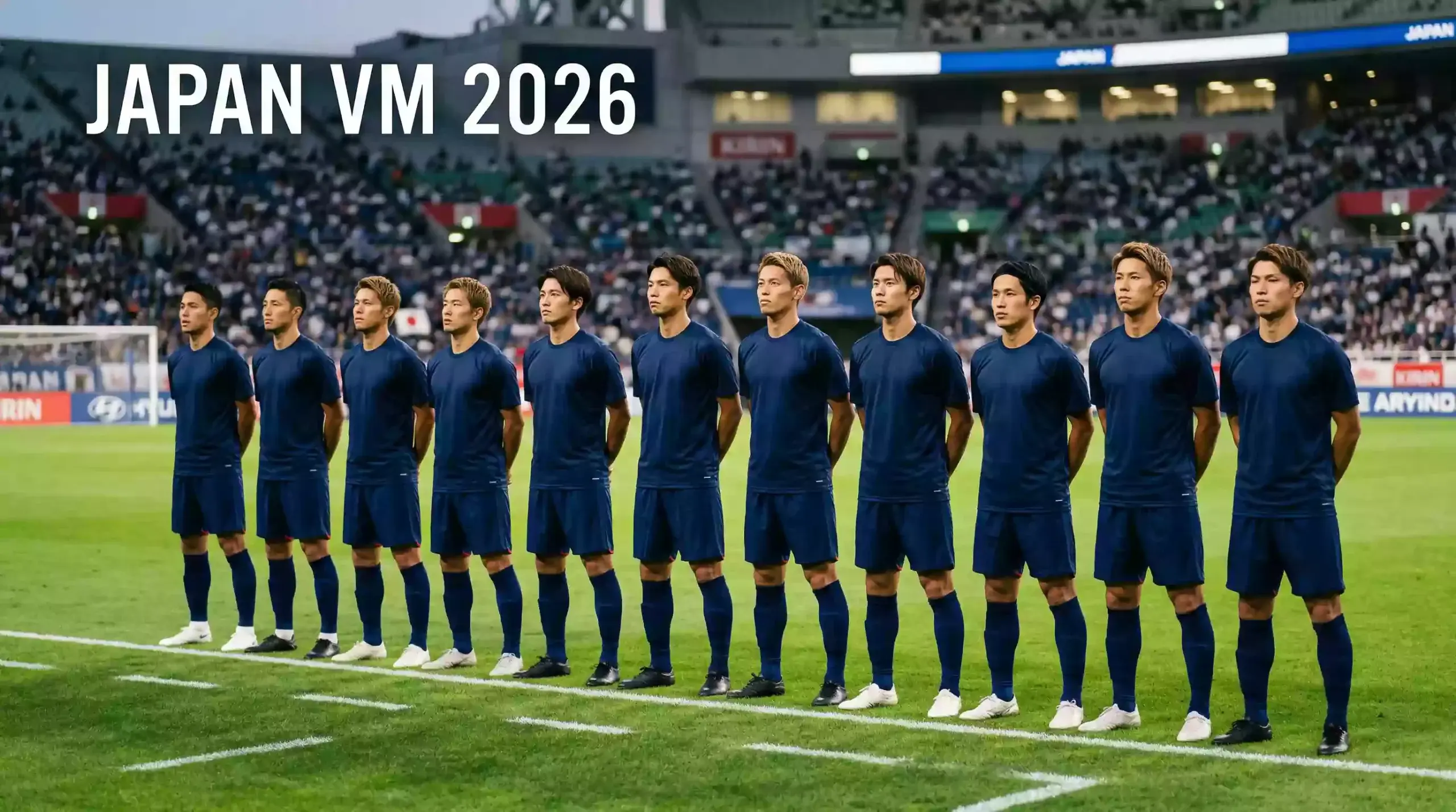 Japans landslag Samurai Blue inför VM 2026