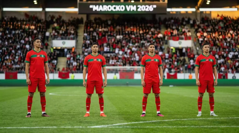Marockos landslag Atlaslejonen inför VM 2026