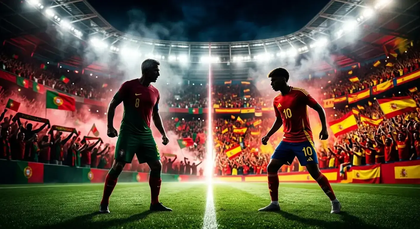 Portugal möter Spanien i det iberiska derbyt i åttondelsfinalen VM 2026