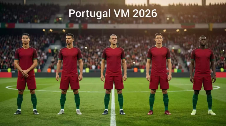 Portugals landslag samlade inför VM 2026