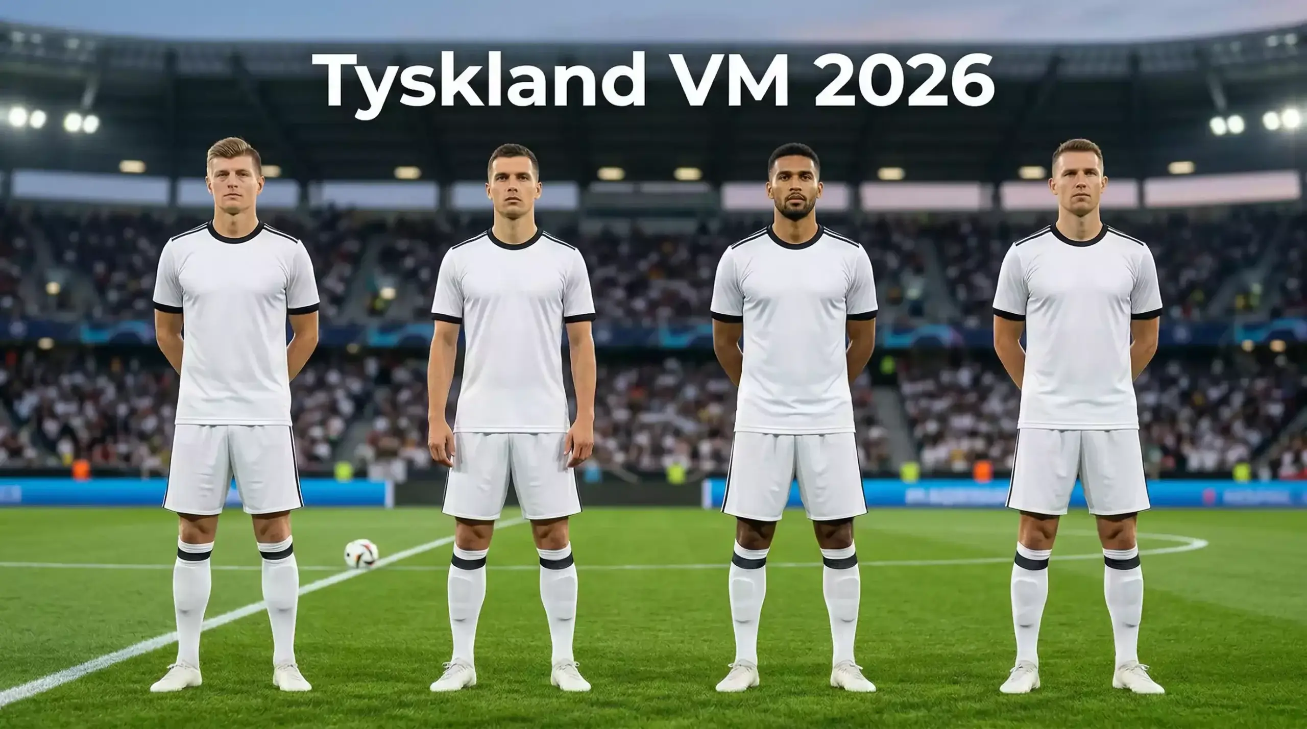 Tyska landslaget Die Mannschaft samlade inför VM 2026