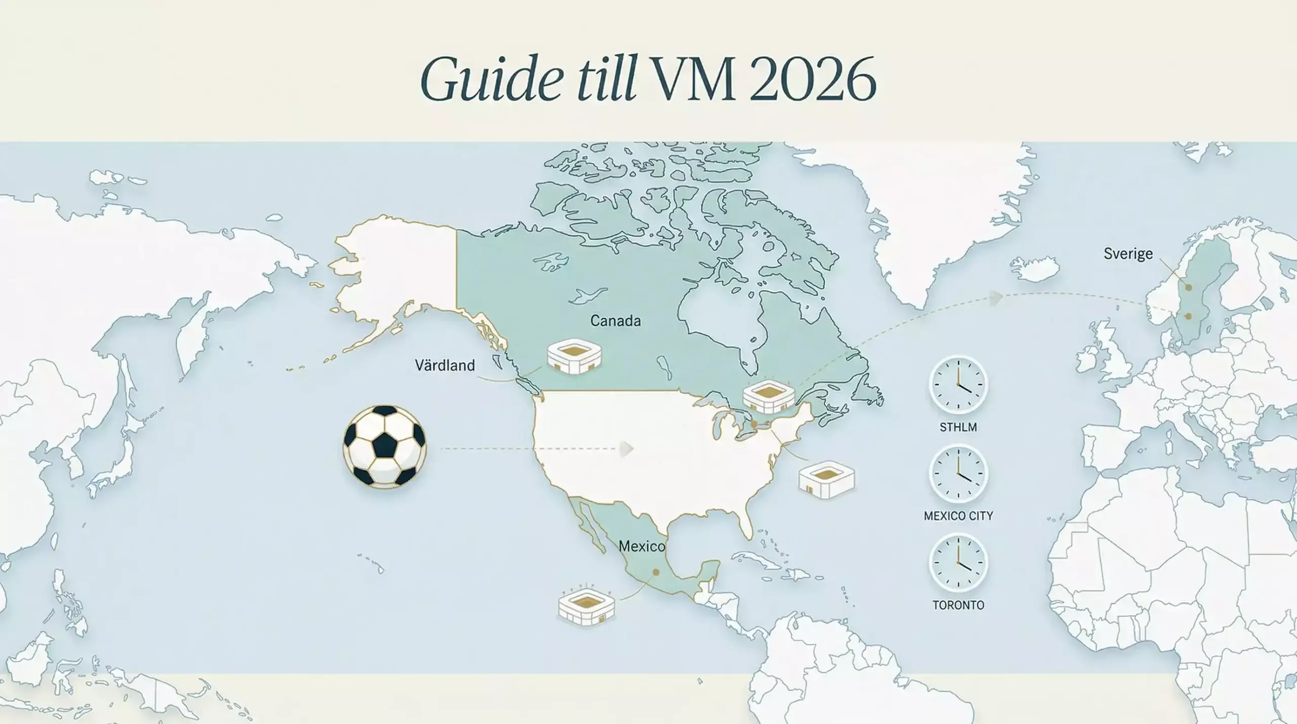 Vanliga frågor och svar om fotbolls-VM 2026 i USA Mexiko och Kanada