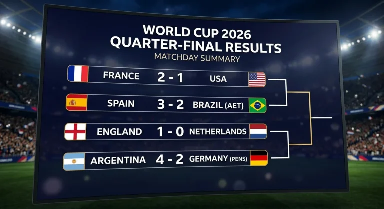 VM 2026 Kvartsfinaler: Resultat och Klara Semifinaler