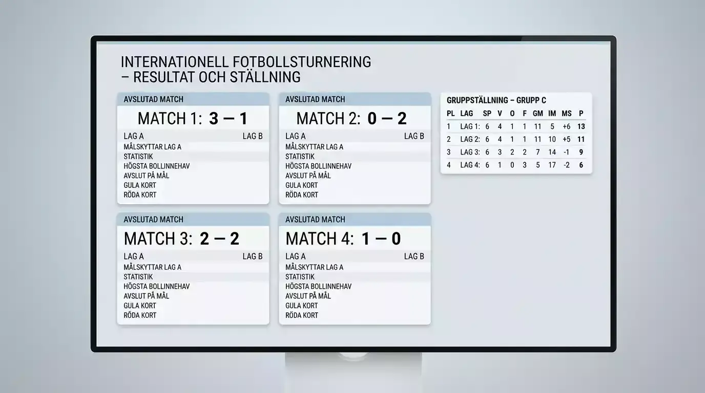 Översikt över VM 2026-resultat och målskyttar från gruppspelets andra omgång